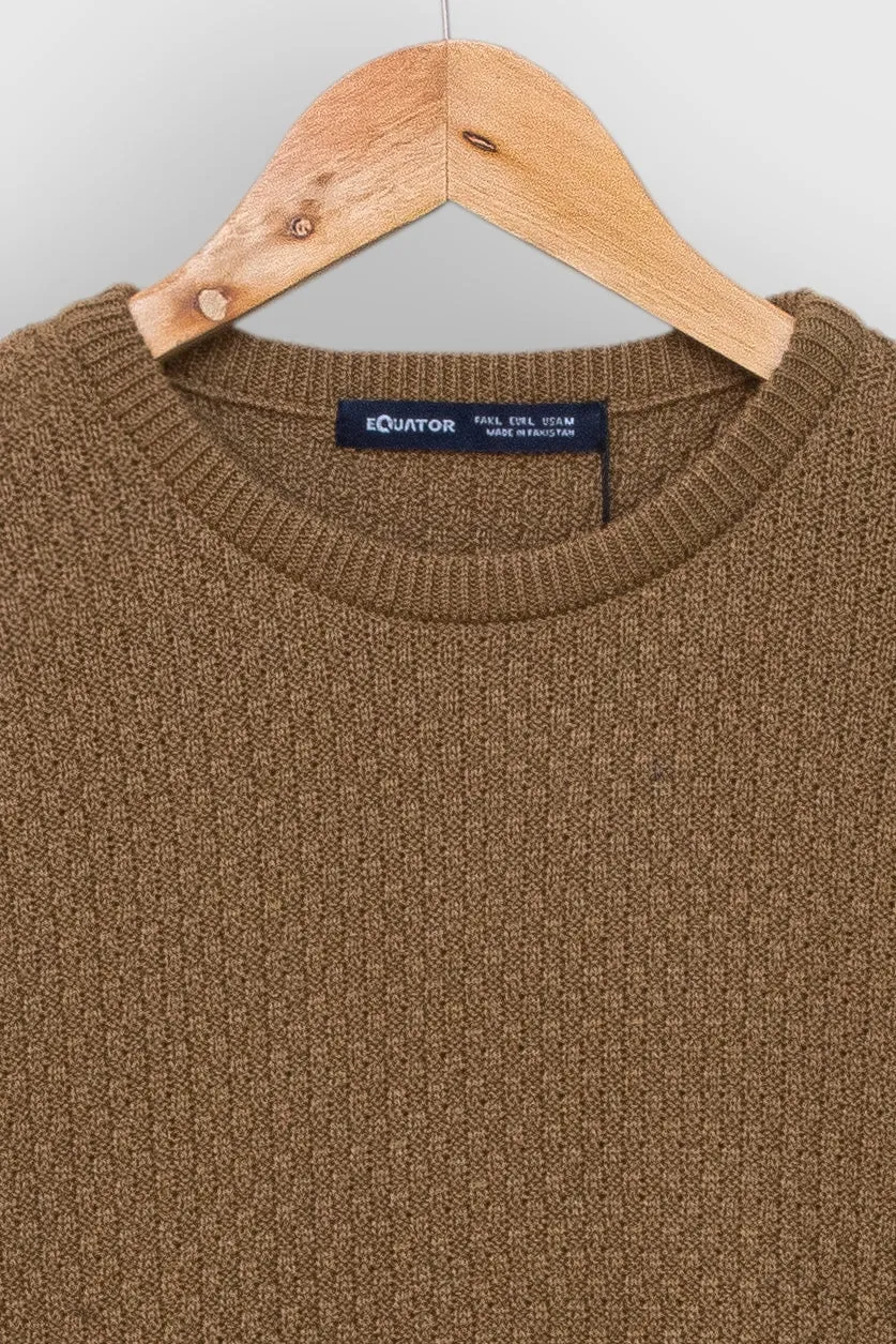 Khaki Knit Sweater