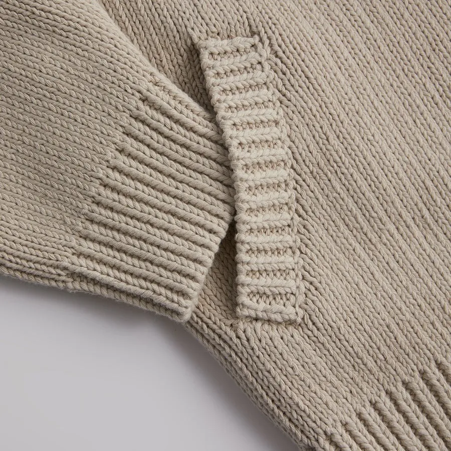 KITH NYC | Street Style Bi-color Cable Knit Pullovers with Long Sleeves