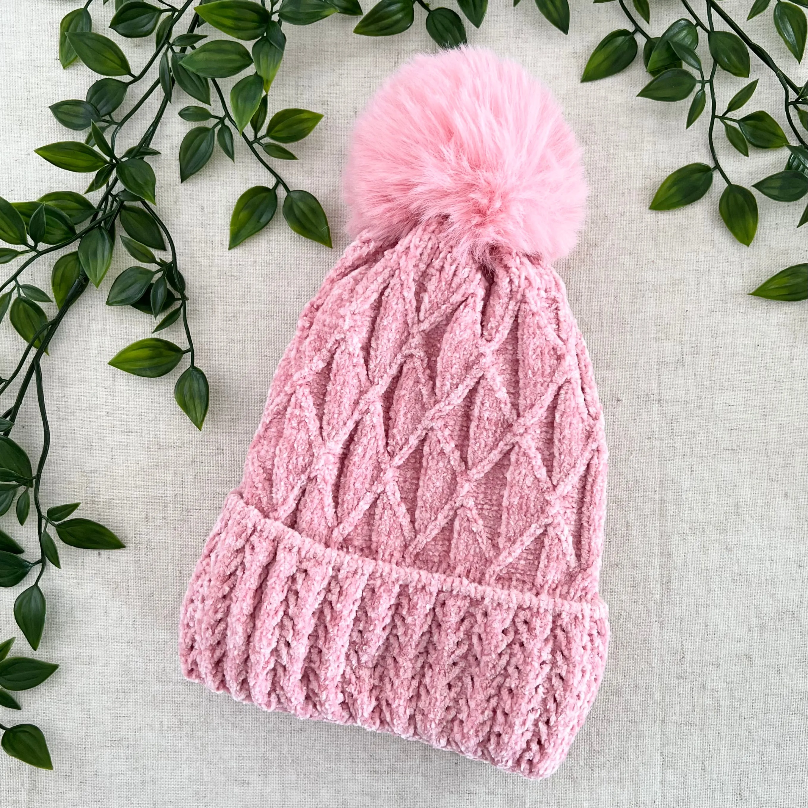 Knit Pom Pom Beanie - Assorted