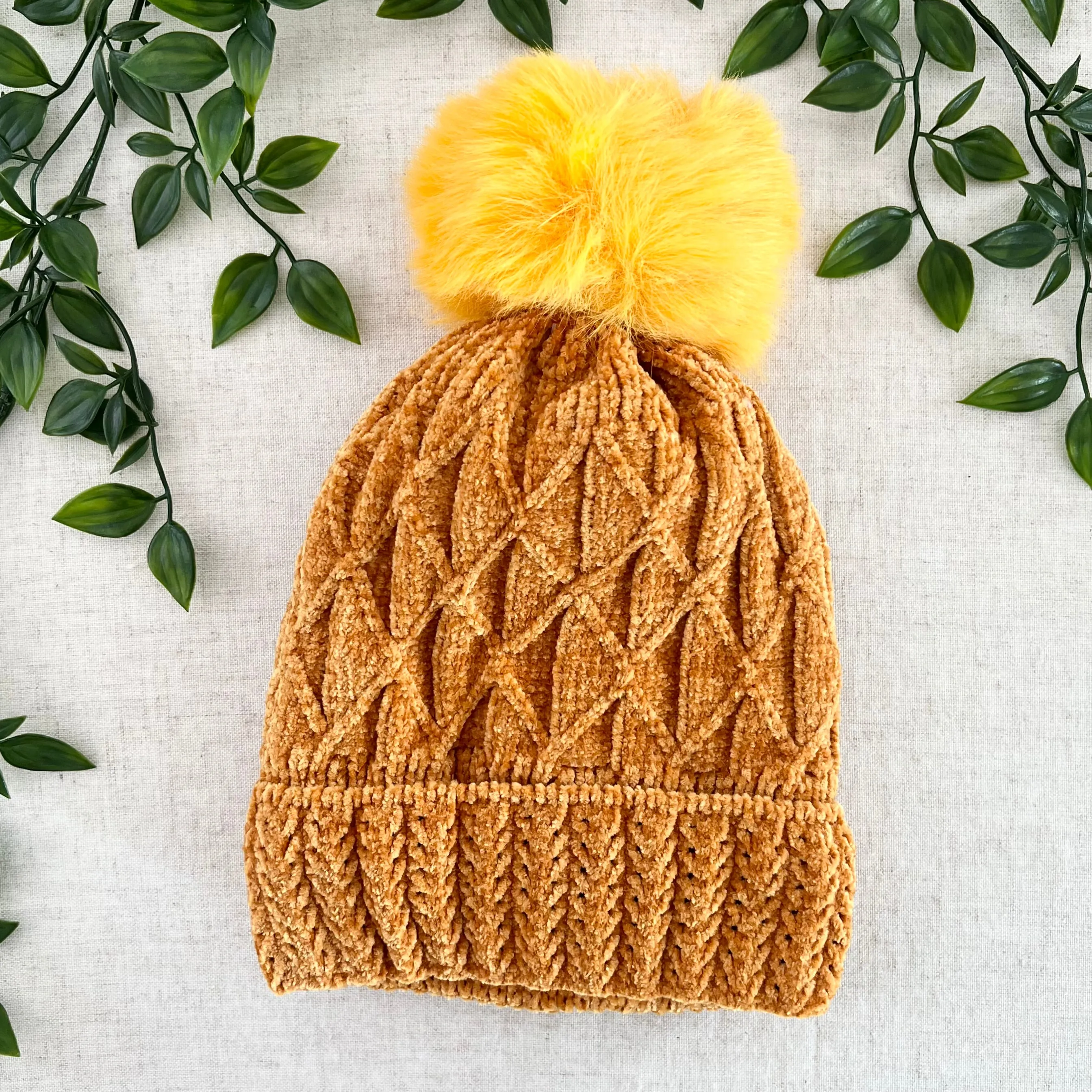 Knit Pom Pom Beanie - Assorted