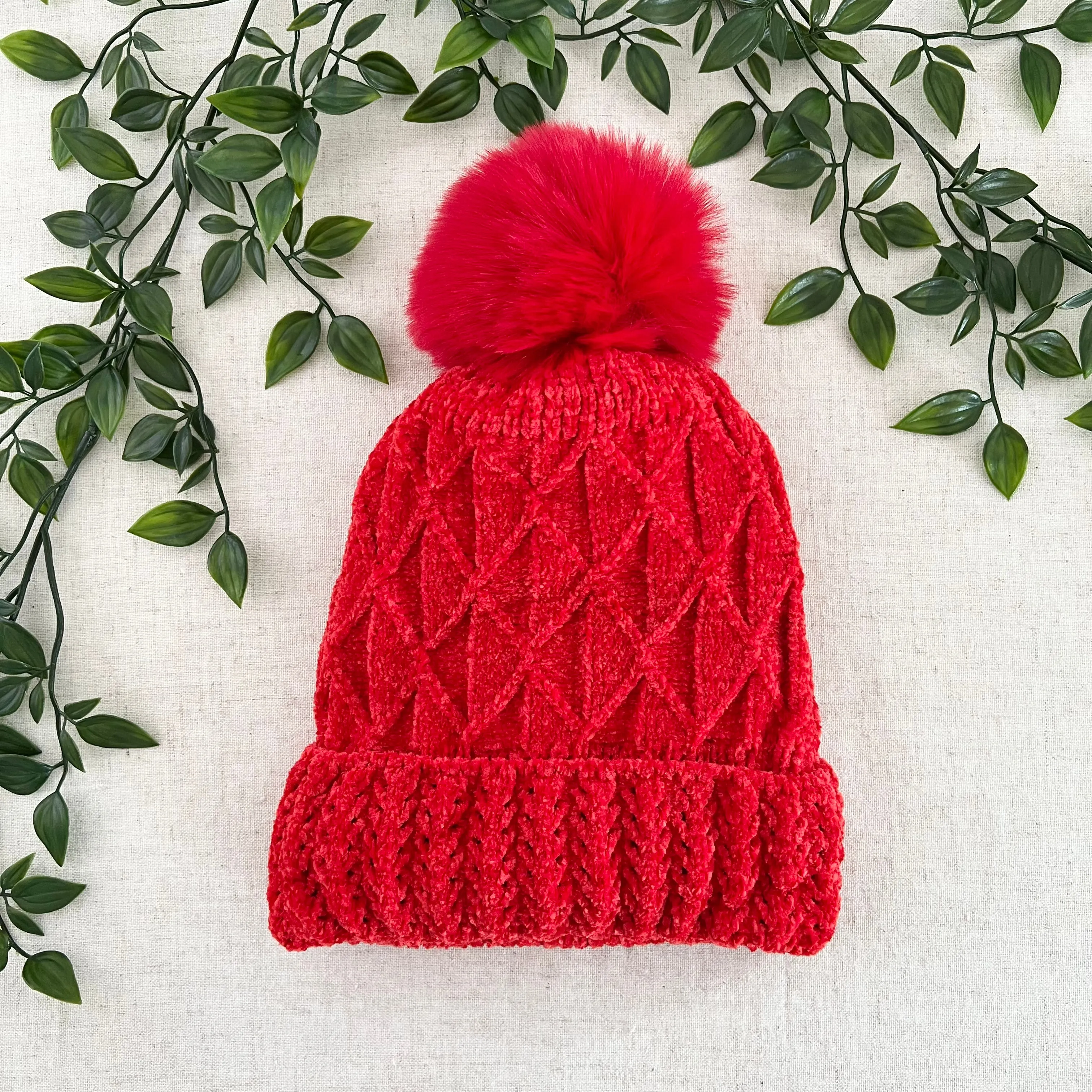 Knit Pom Pom Beanie - Assorted