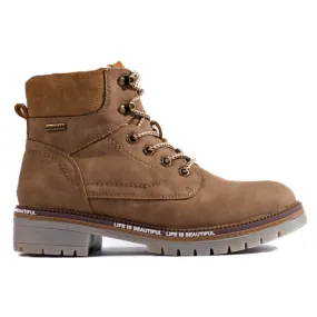 Ladies' brown hiking boots