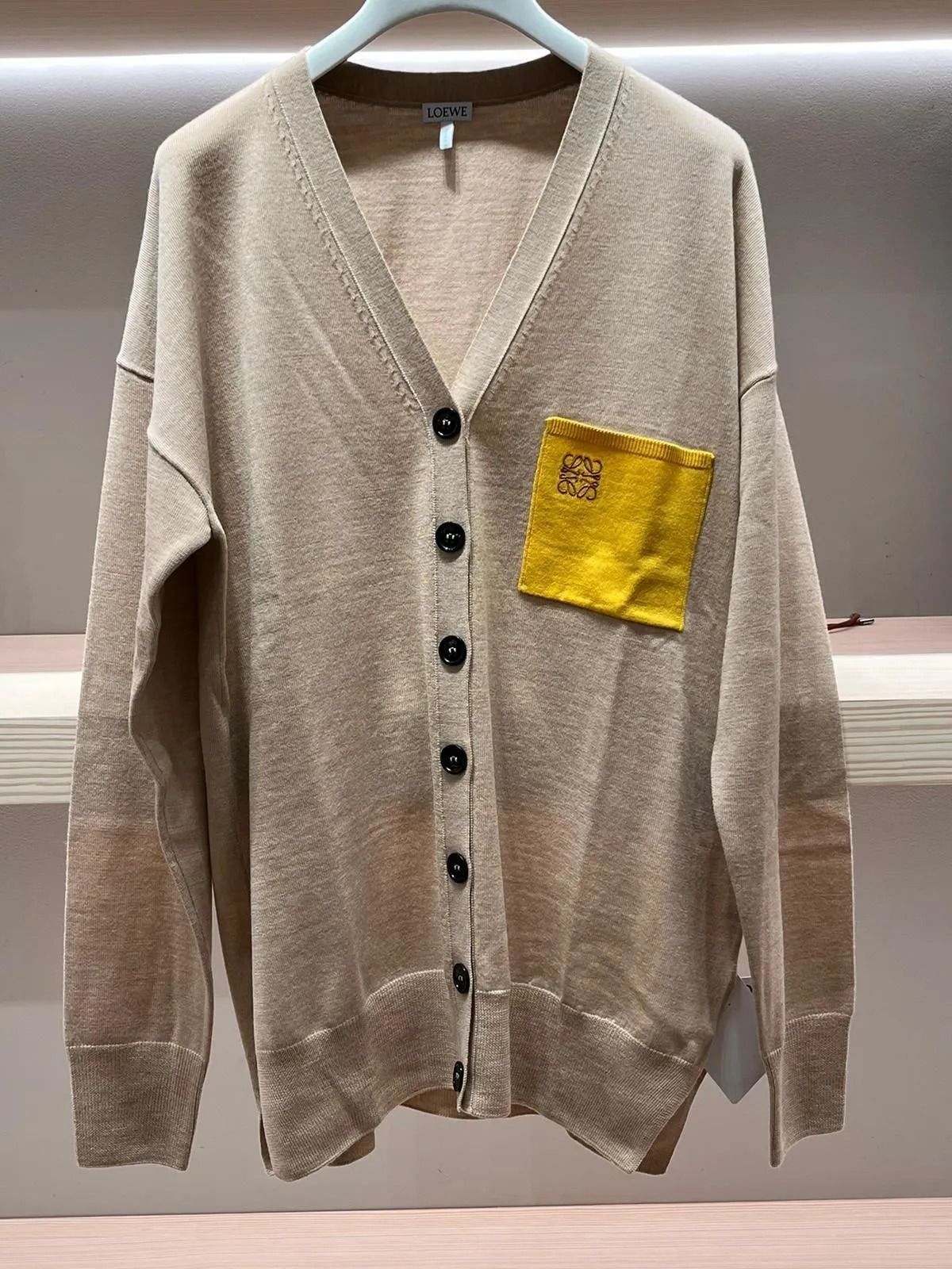 LOEWE | Wool Anagram Pocket Cardigan - Buy Online