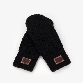 Love Your Melon - Sleek Black Mittens