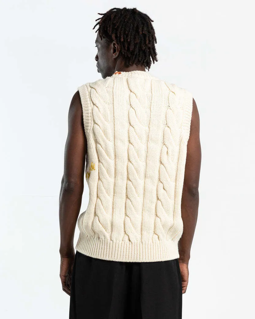 MARNI | Cable Knit Wool Vests & Gillets - Plain Designers