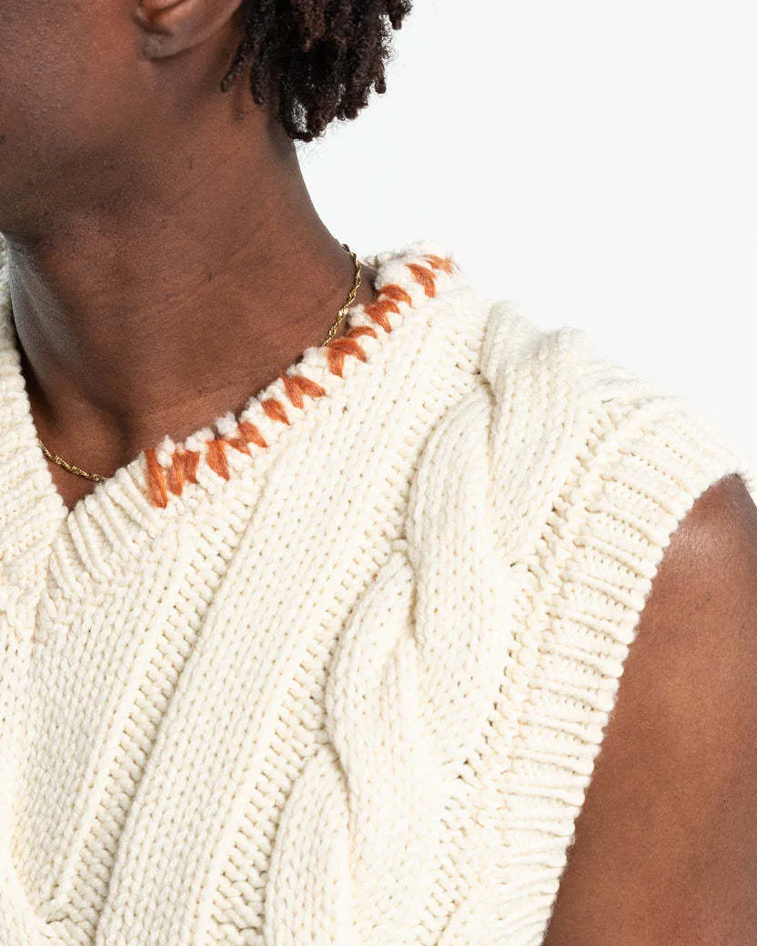 MARNI | Cable Knit Wool Vests & Gillets - Plain Designers