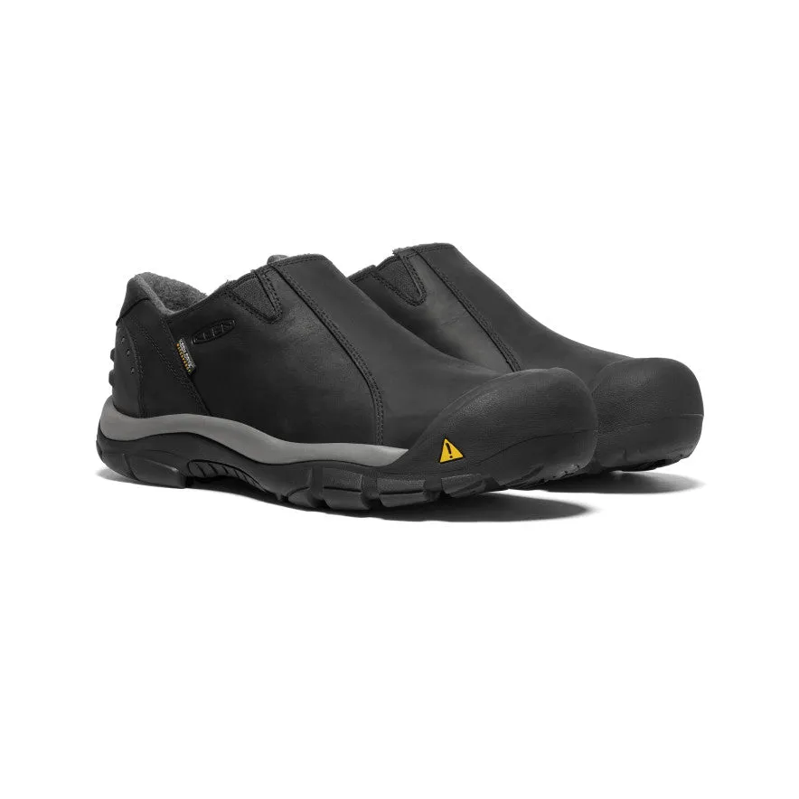 Men's Brixen Waterproof Low Shoes in Black/Gargoyle