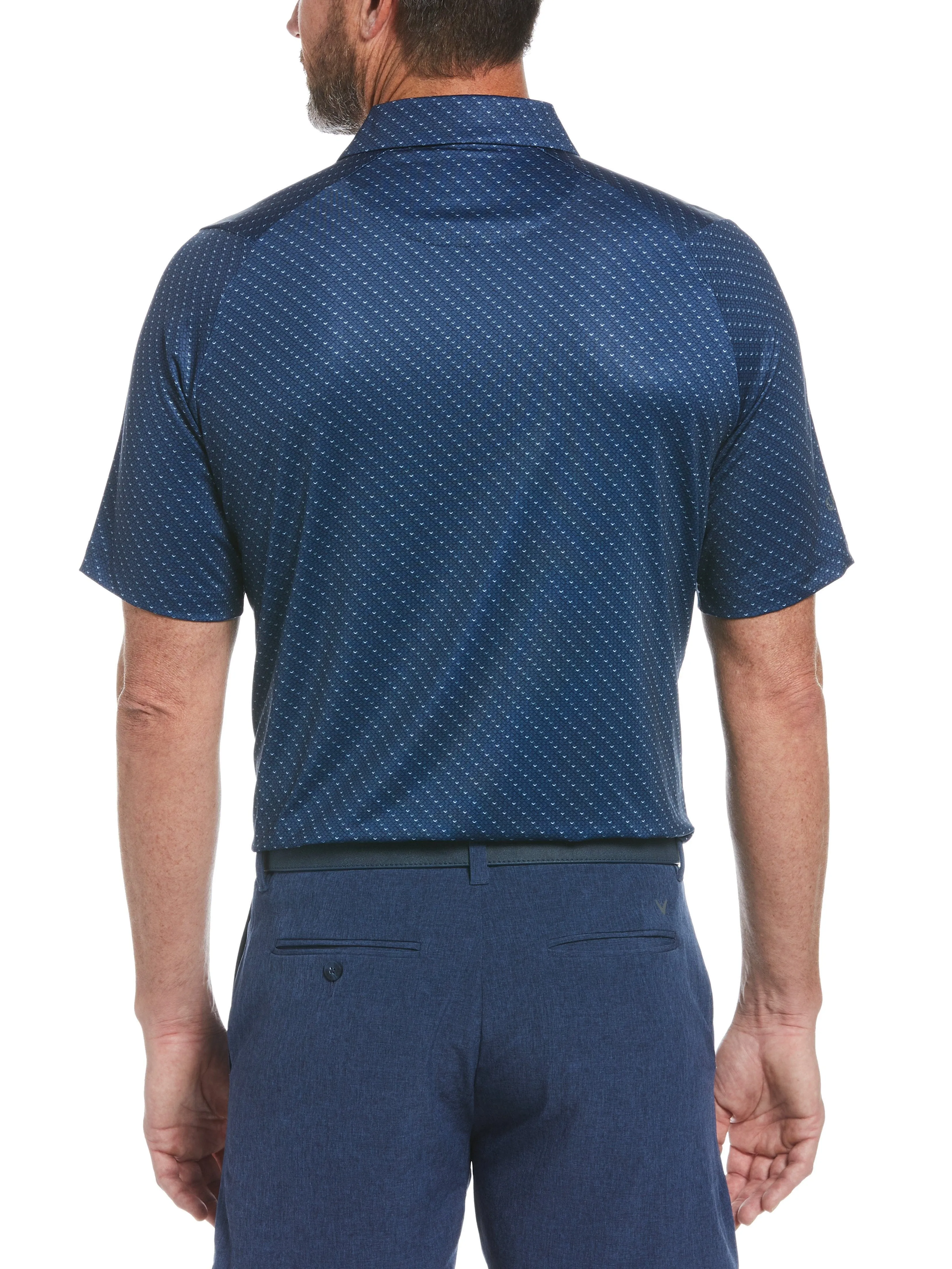 Mens Chevron Polo Swing Tech