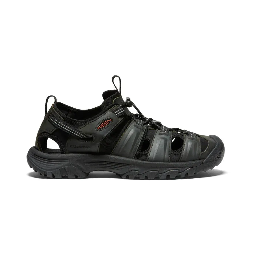 MEN'S GREY/BLACK TARGHEE III SANDAL.