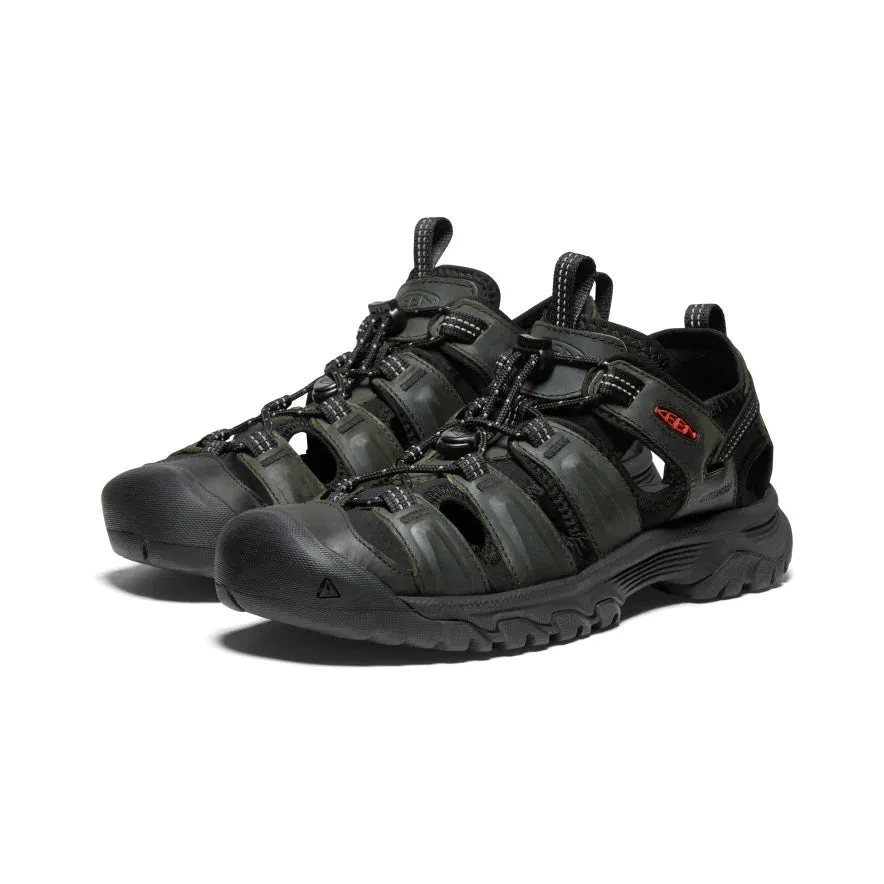 MEN'S GREY/BLACK TARGHEE III SANDAL.