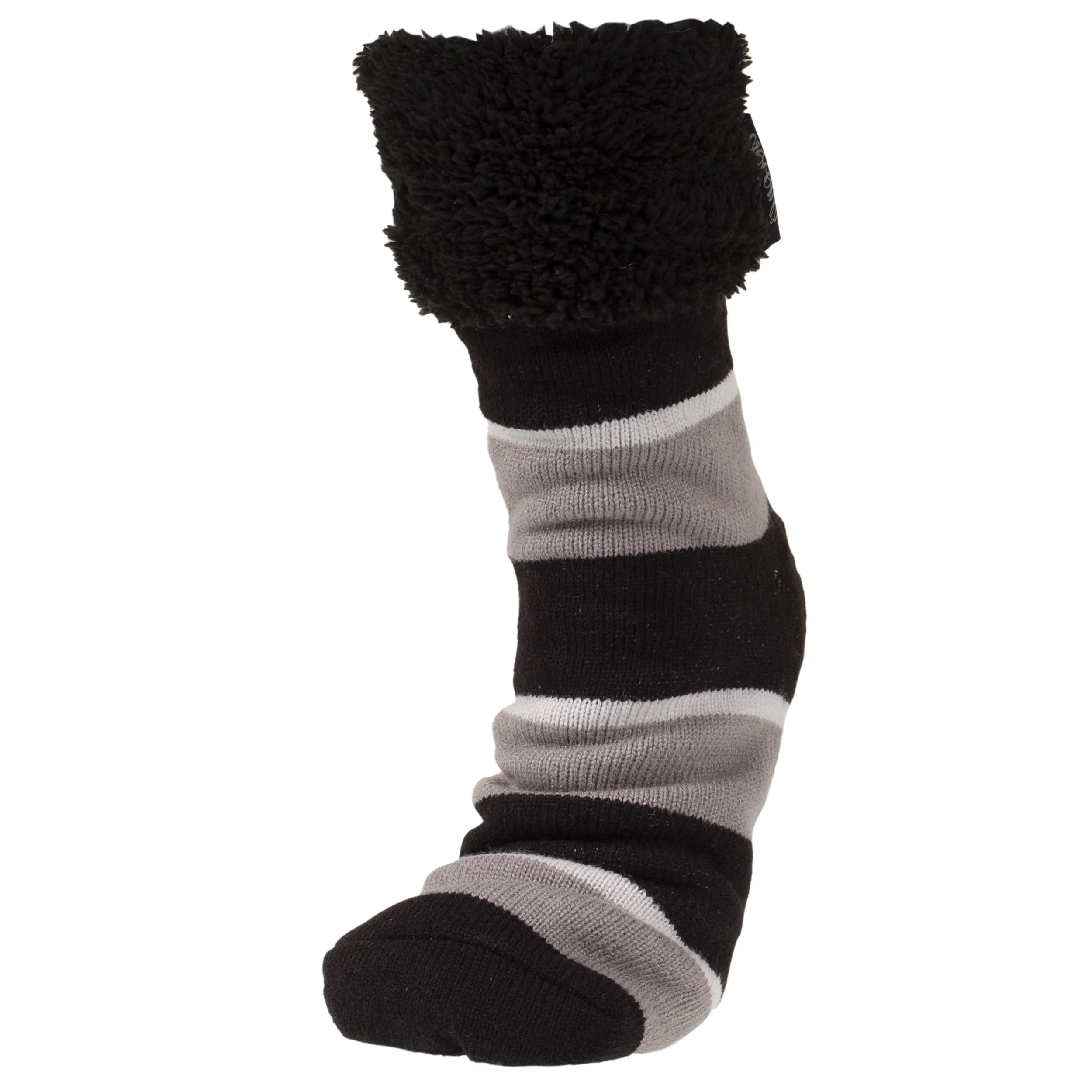 Men's Striped Fleece Socks