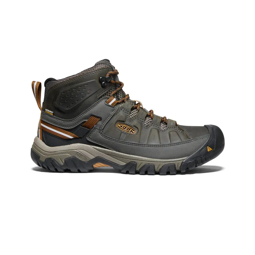 men's Targhee 3 waterproof mid hiking boots - black olive/golden brown