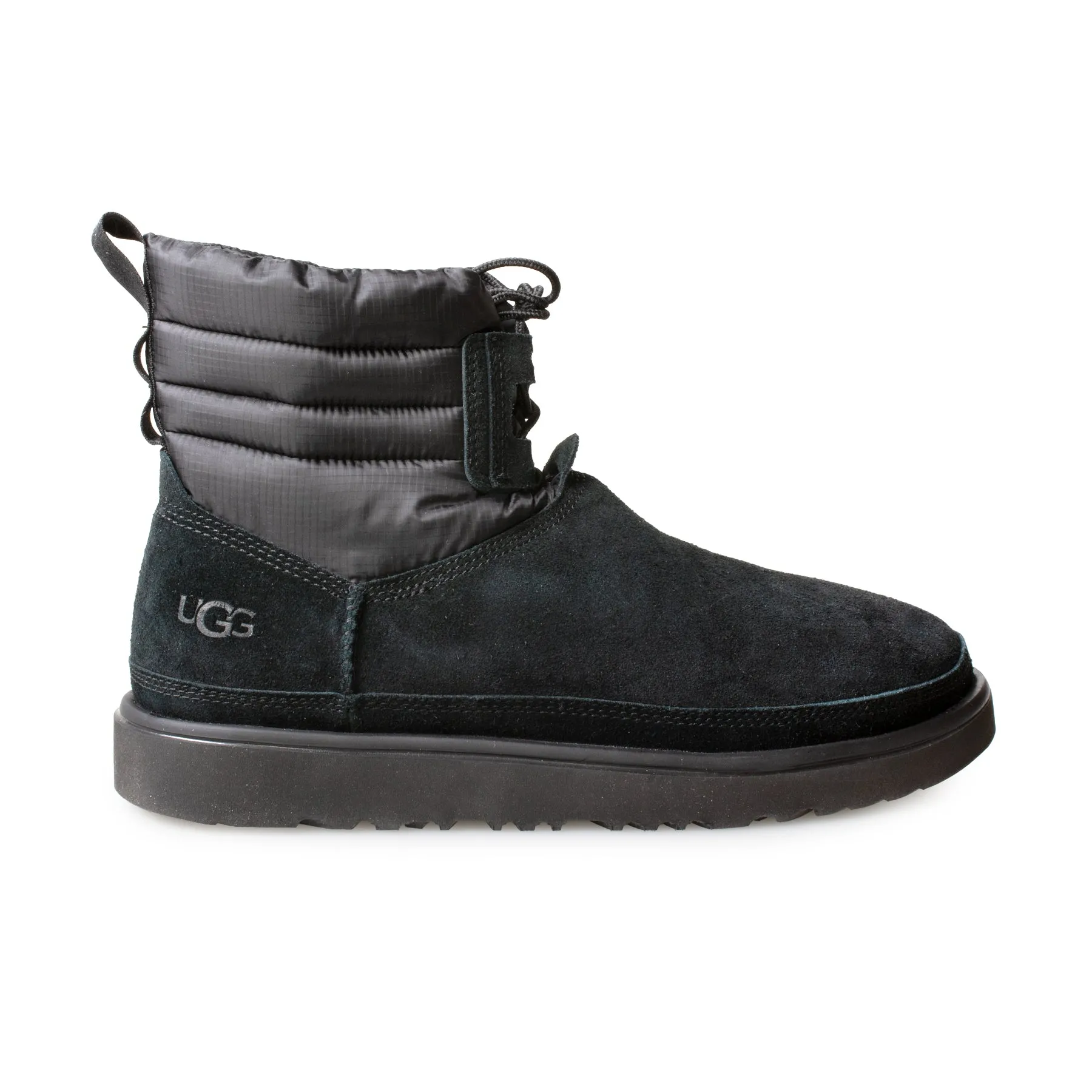 Men's UGG Classic Mini Lace Up Weather Black Boots