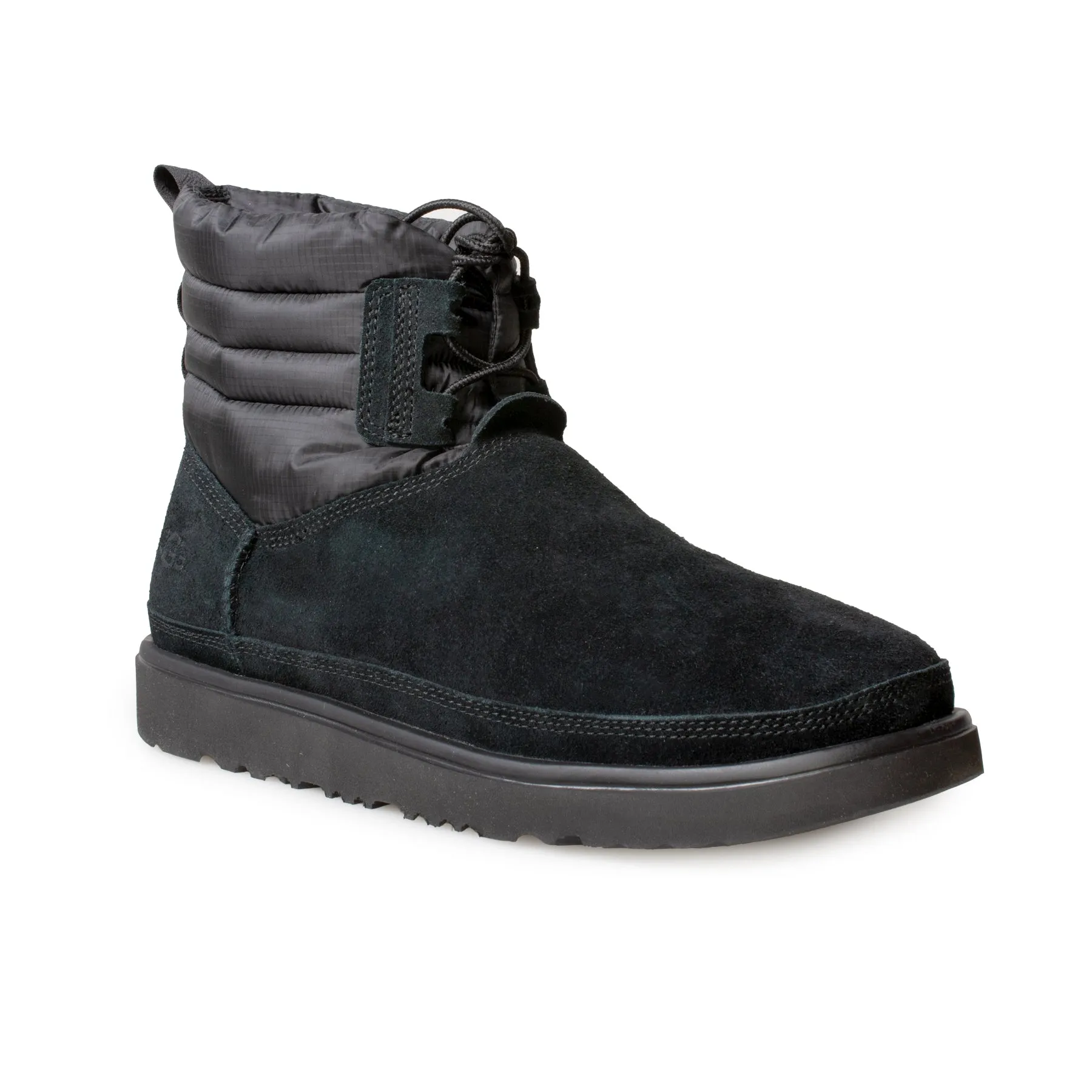 Men's UGG Classic Mini Lace Up Weather Black Boots