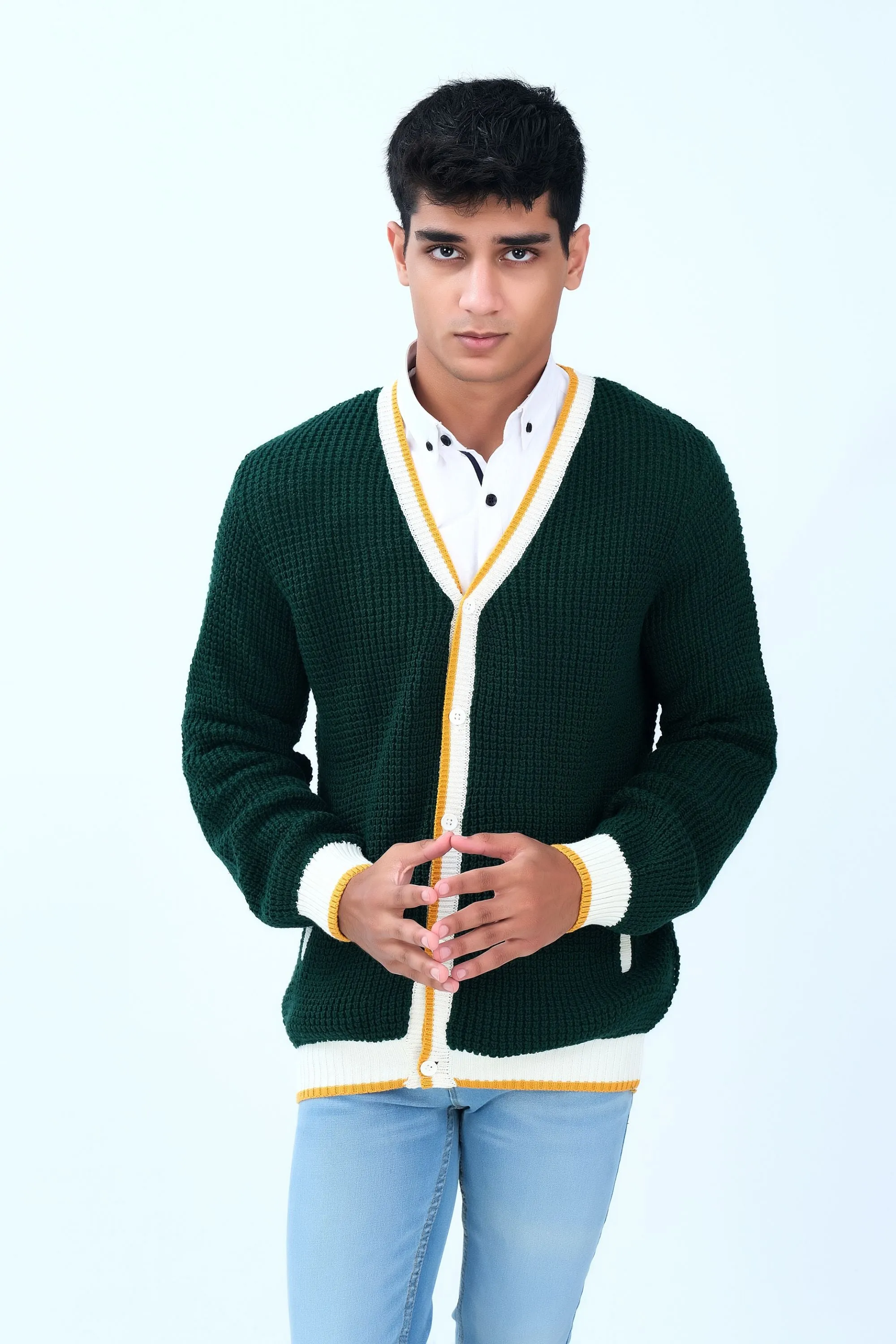 Minimalist Green Sweater