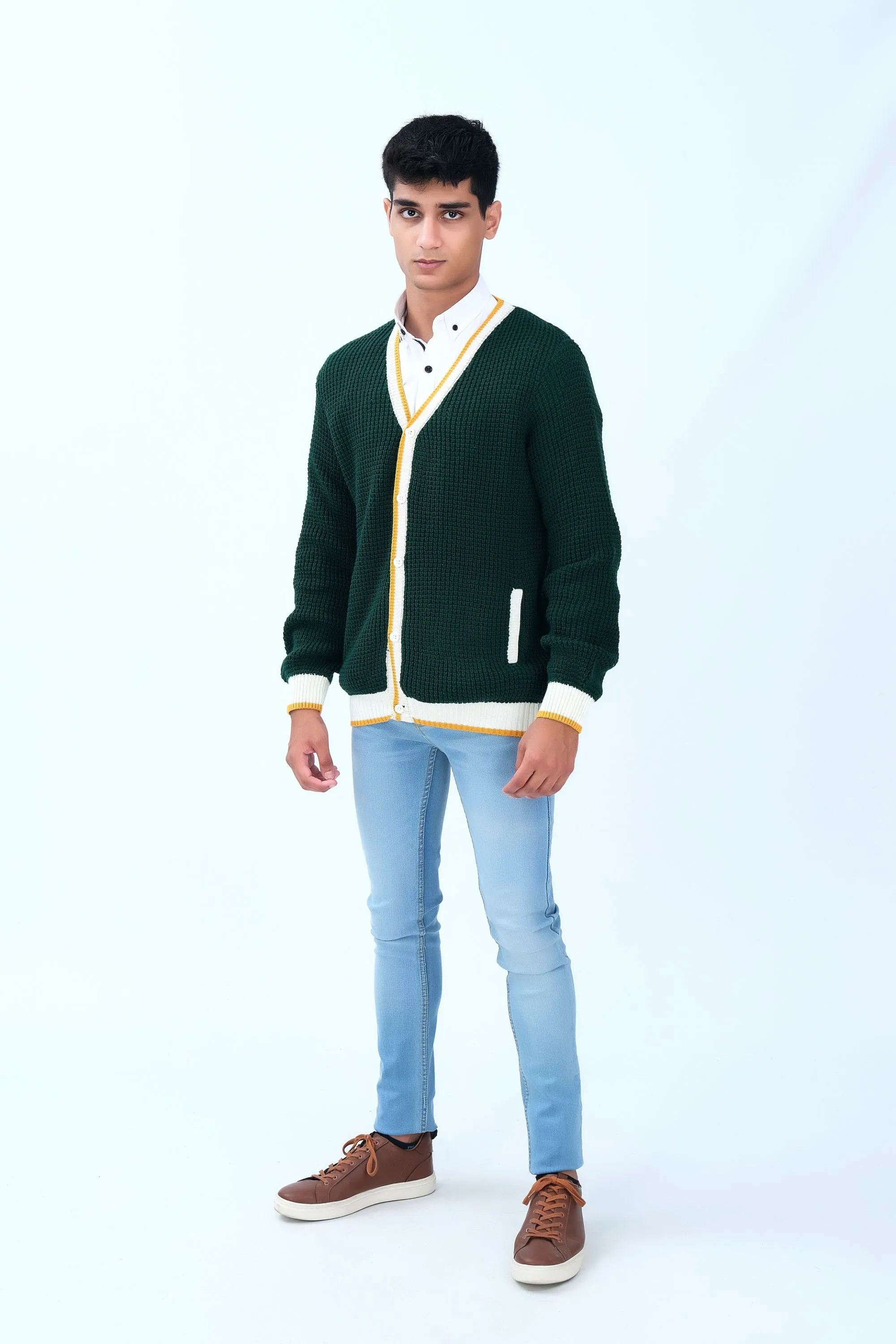 Minimalist Green Sweater