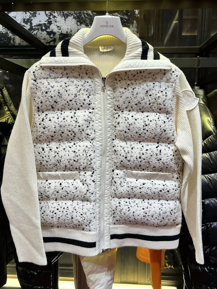 Moncler Padded Tweed Cardigan