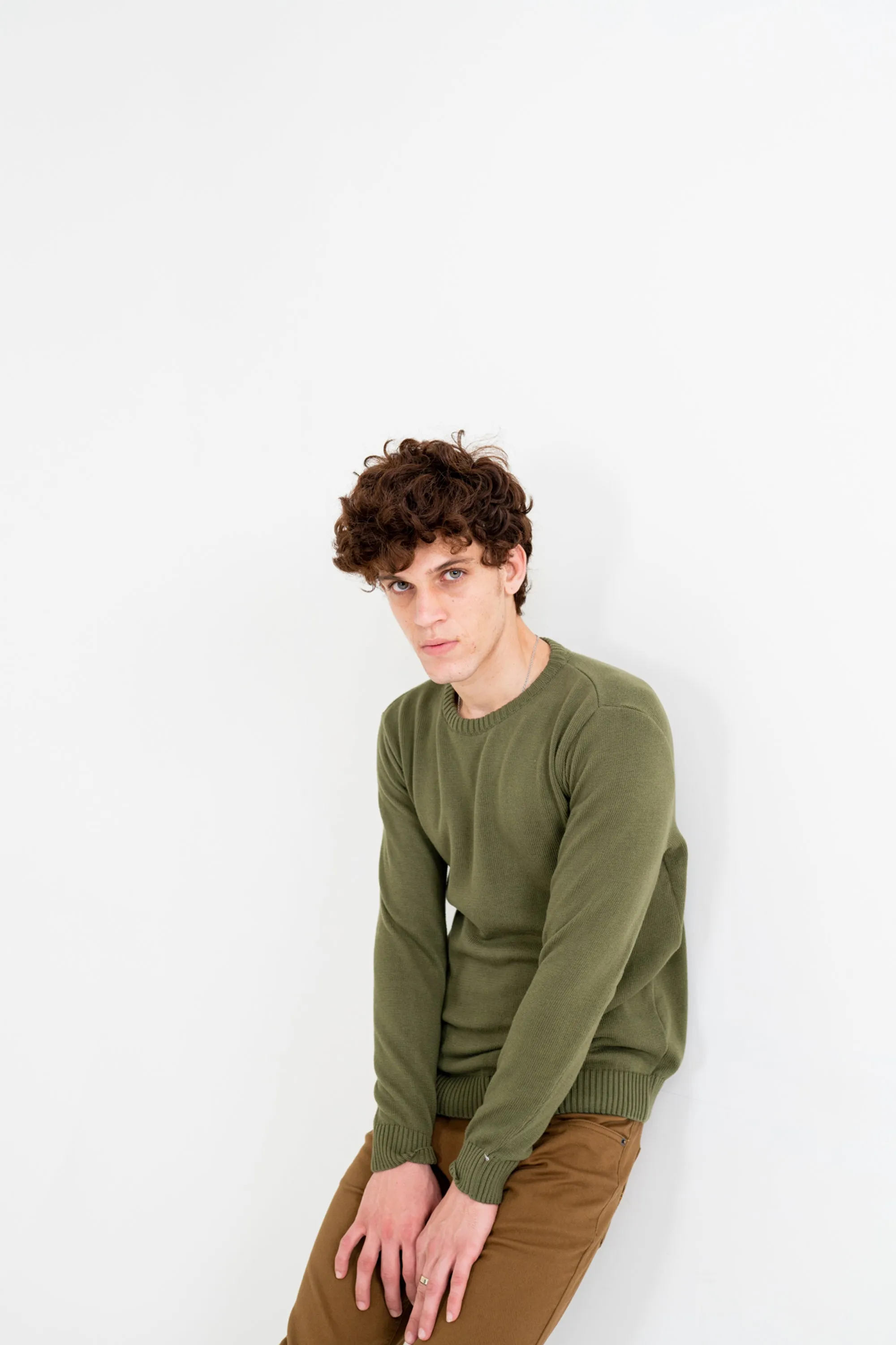 Olive Knit Sweater