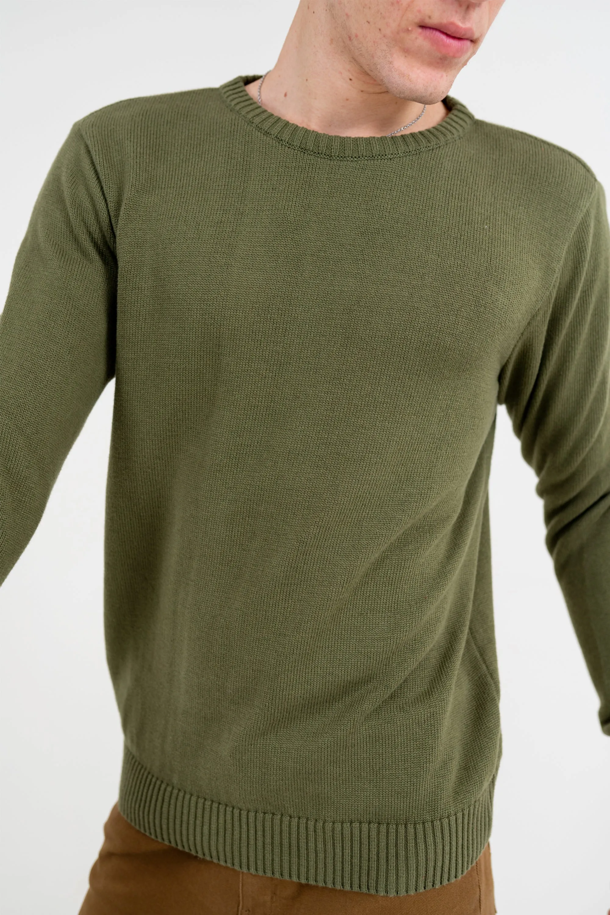 Olive Knit Sweater