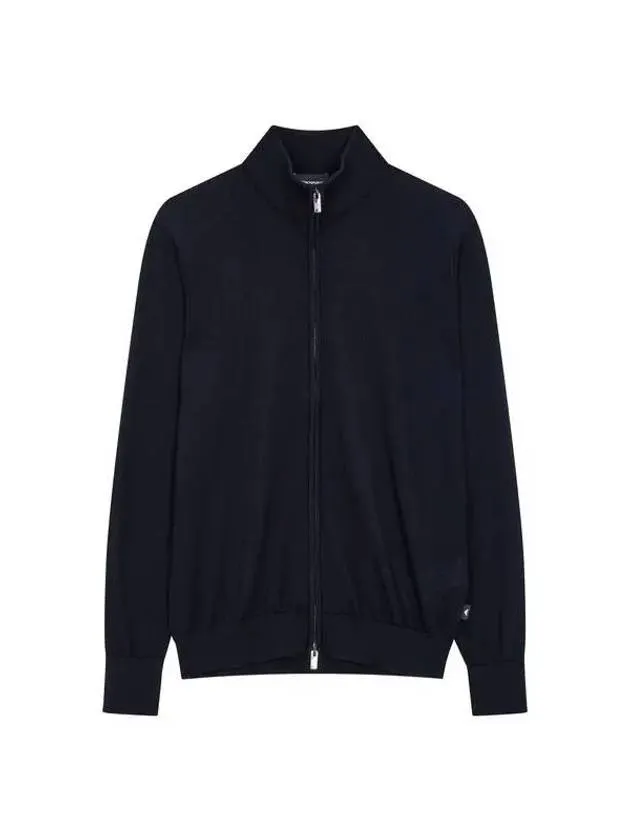 Overseas station season big chance 8 18 men s high neck zip up wool cardigan dark navy 271744