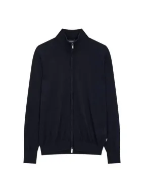 Overseas station season big chance 8 18 men s high neck zip up wool cardigan dark navy 271744