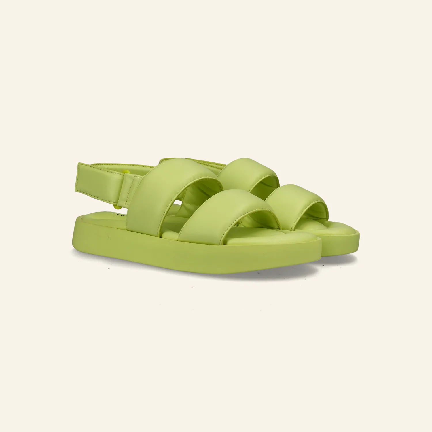 Padded Lime Velcro