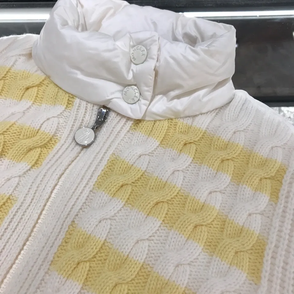 Padded Wool Cardigan by MONCLER