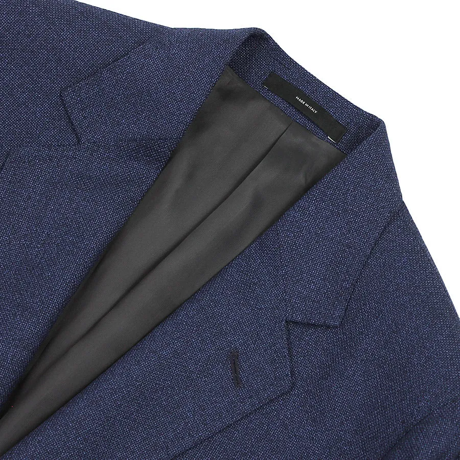 Paul Smith Blue Textured Wool Blazer - Soho Fit