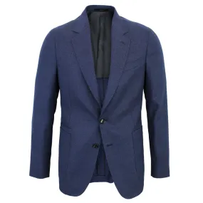 Paul Smith Blue Textured Wool Blazer - Soho Fit