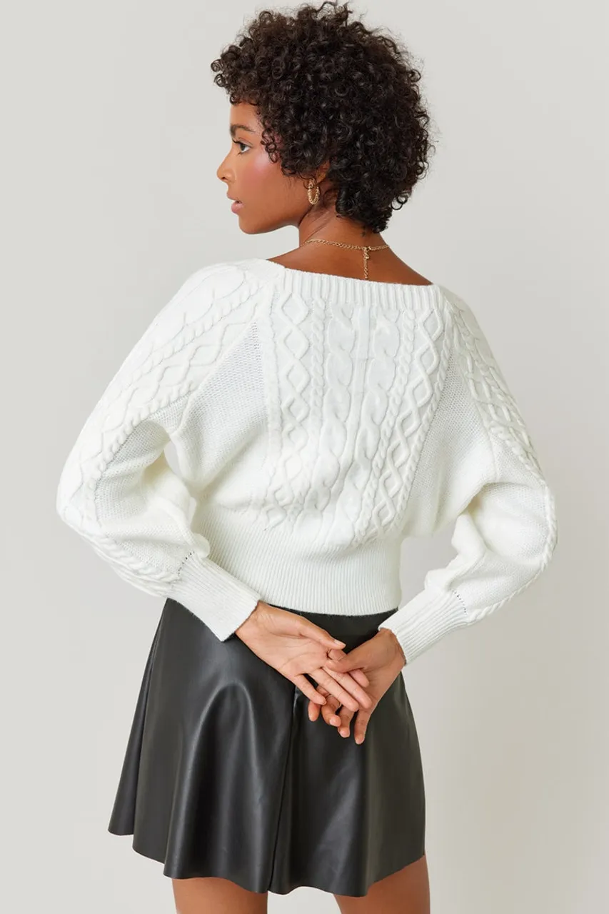 Penelope Cable Knit Sweater