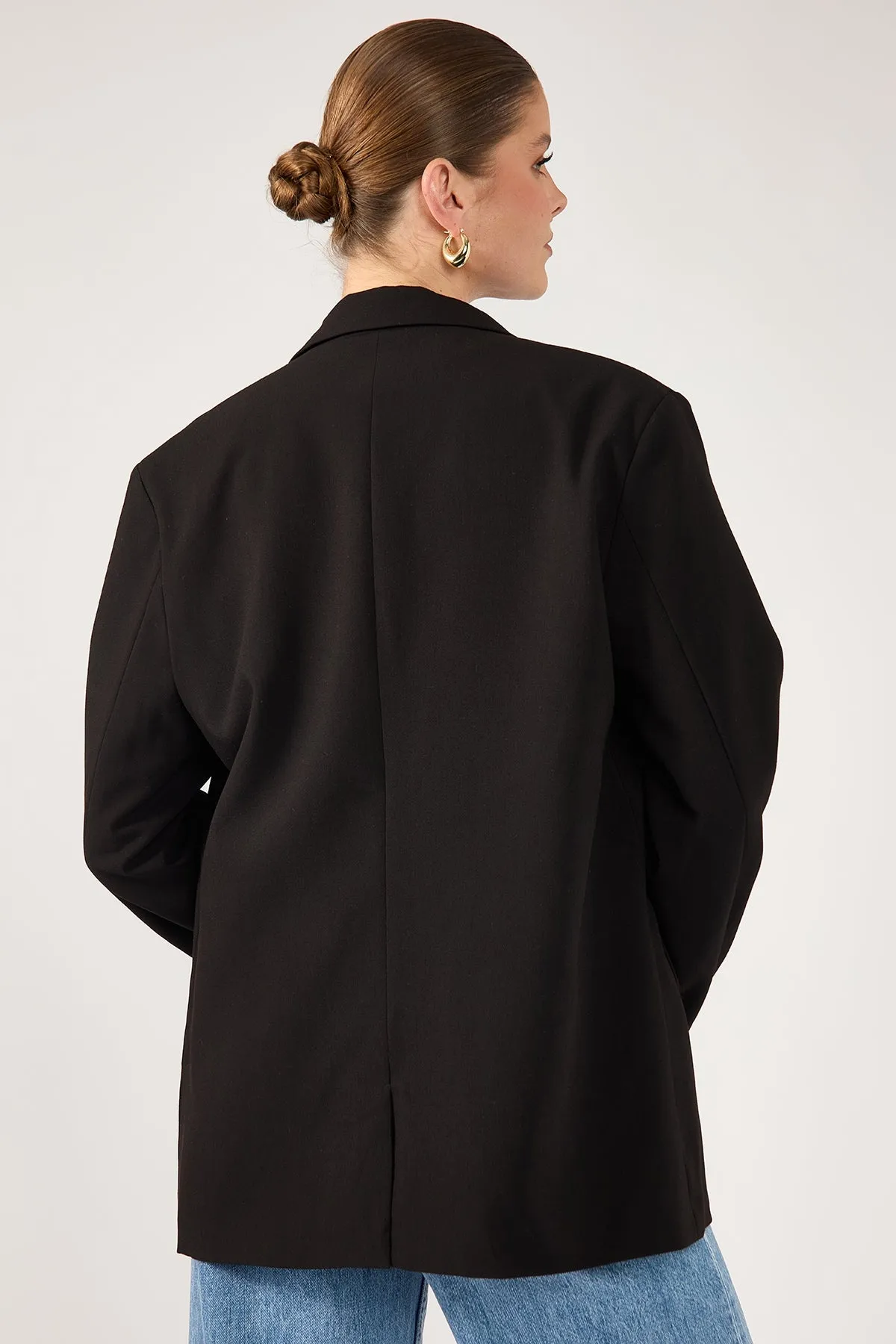 Perfect Stranger Tomo Oversized Blazer Black