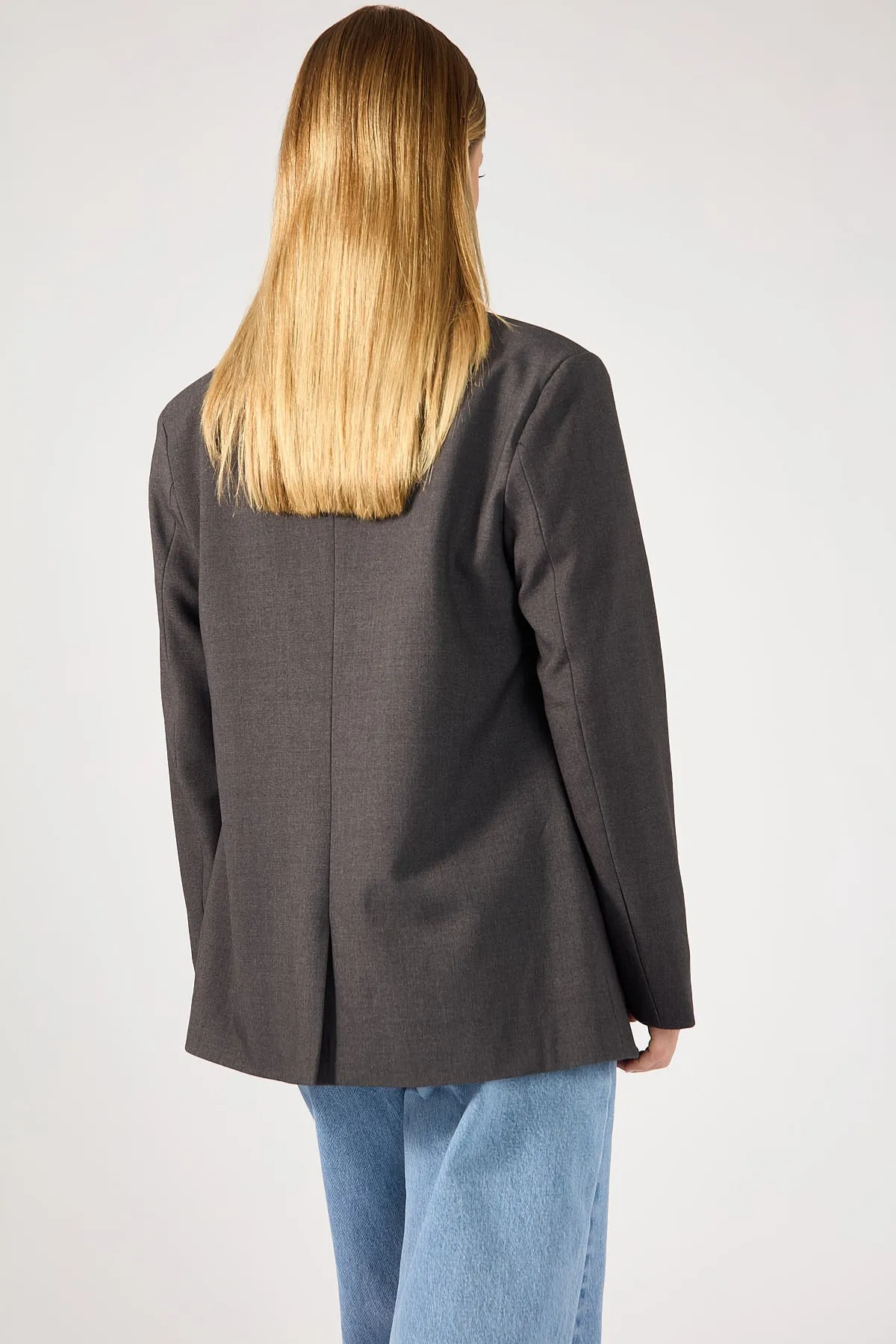 Perfect Stranger Tomo Oversized Blazer Grey