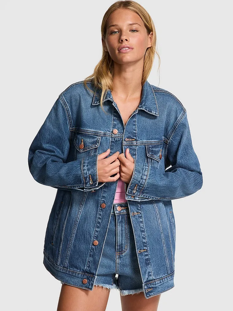 PINK Denim by PINK Oversized Jean Jacket