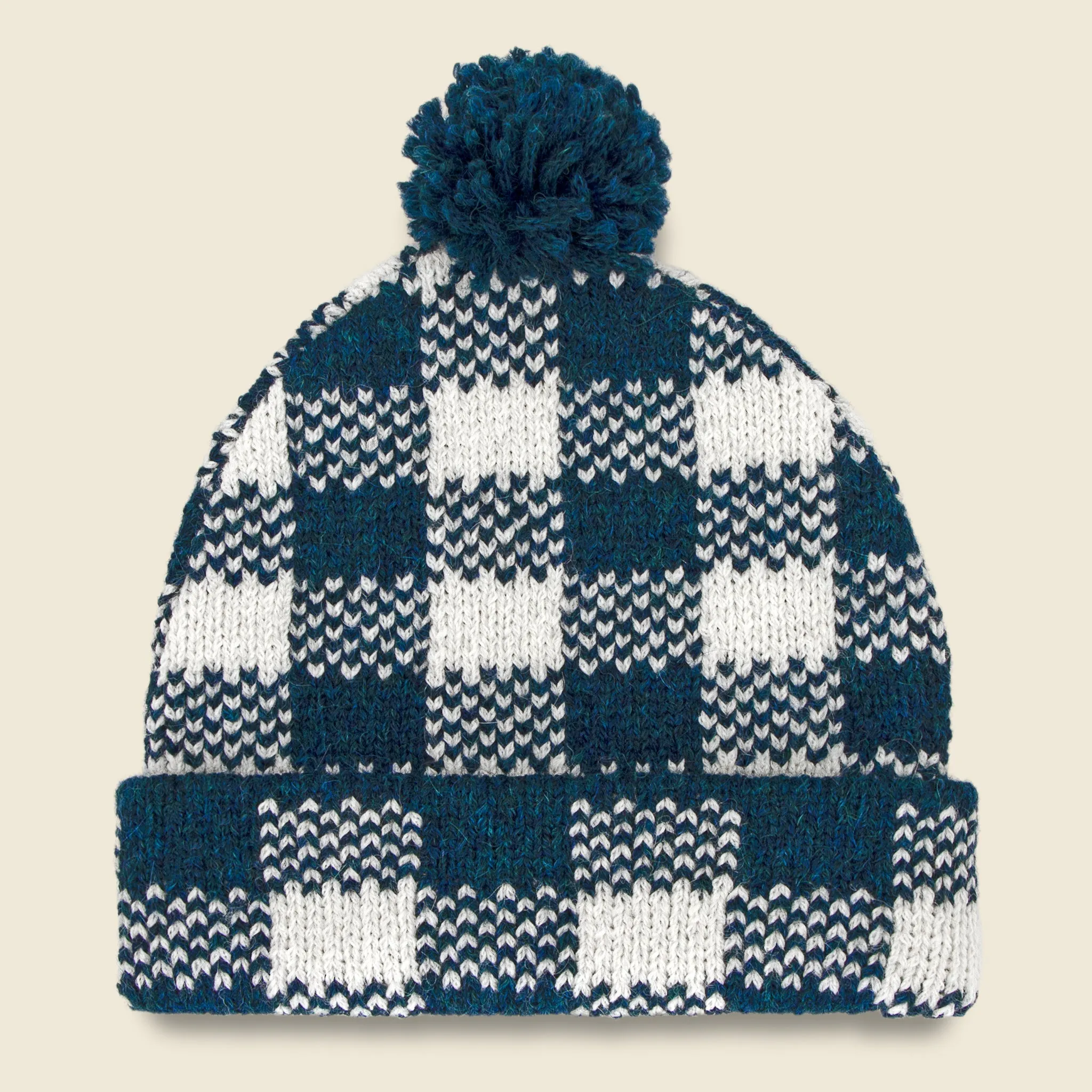 Pom Pom Beanie - Teal