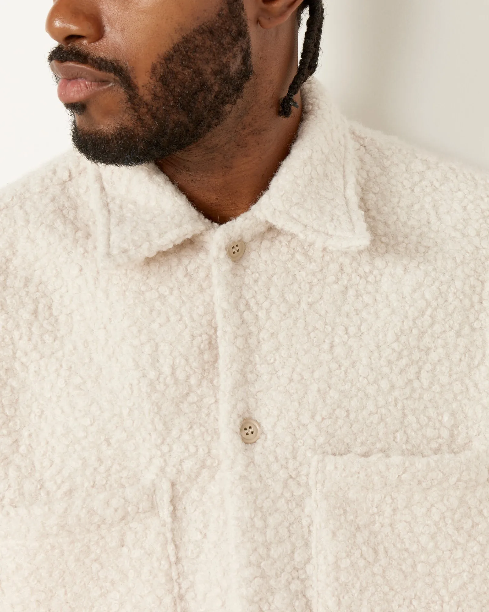 Porto Long Sleeve Shirt - Sherpa Snow - Purchase Now