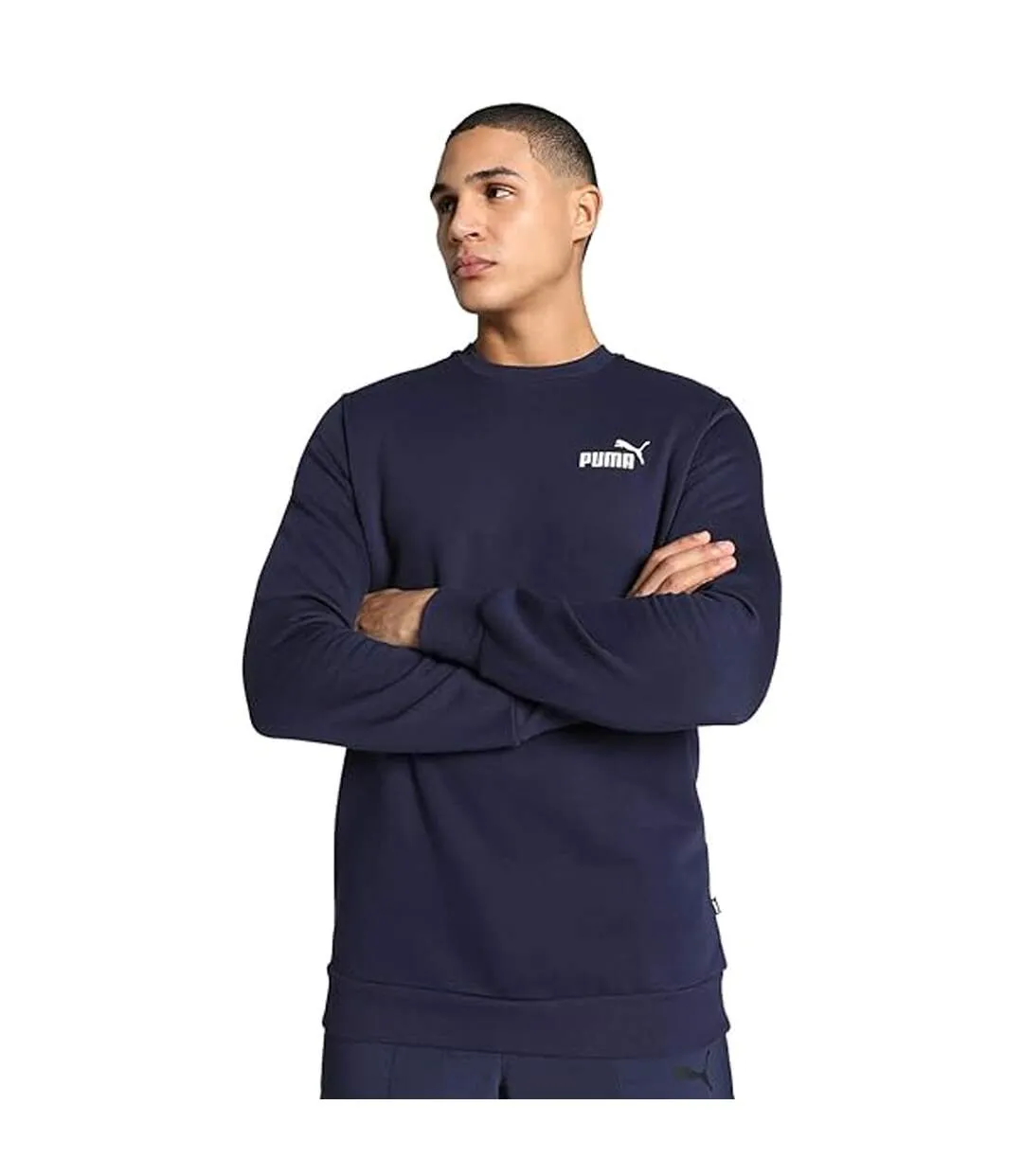 Puma Mens ESS Logo Sweatshirt (Peacoat) - UTRD2218