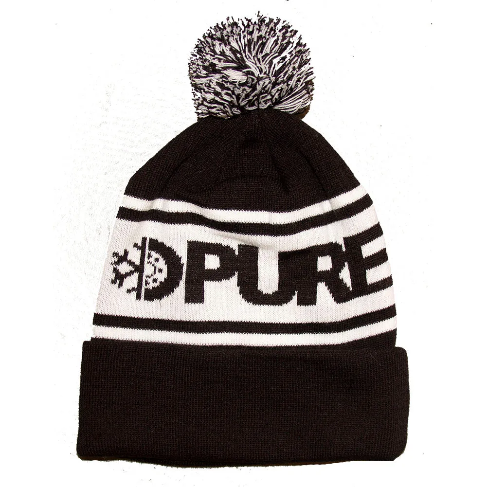 PURE FW Block Pom Beanie - Best Deals and Discount on PURE FW Block Pom Beanie at OnlineShopNow.