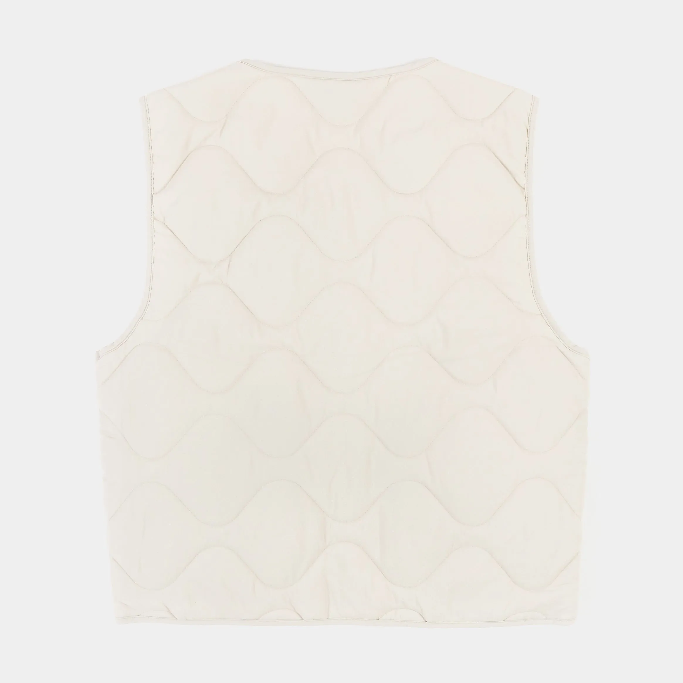 Quilted Men's Vest - Beige | Best Price, Free Shipping