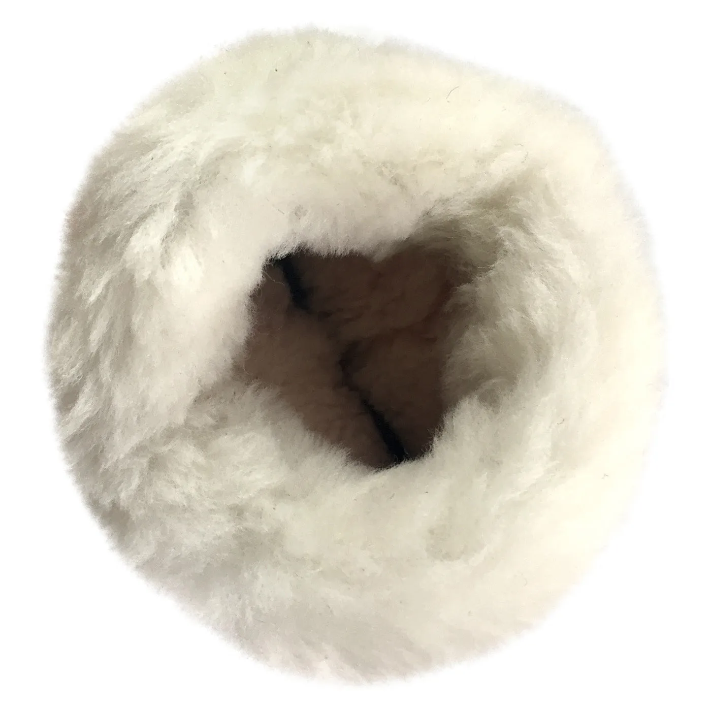 Red Sheepskin Mittens for Women