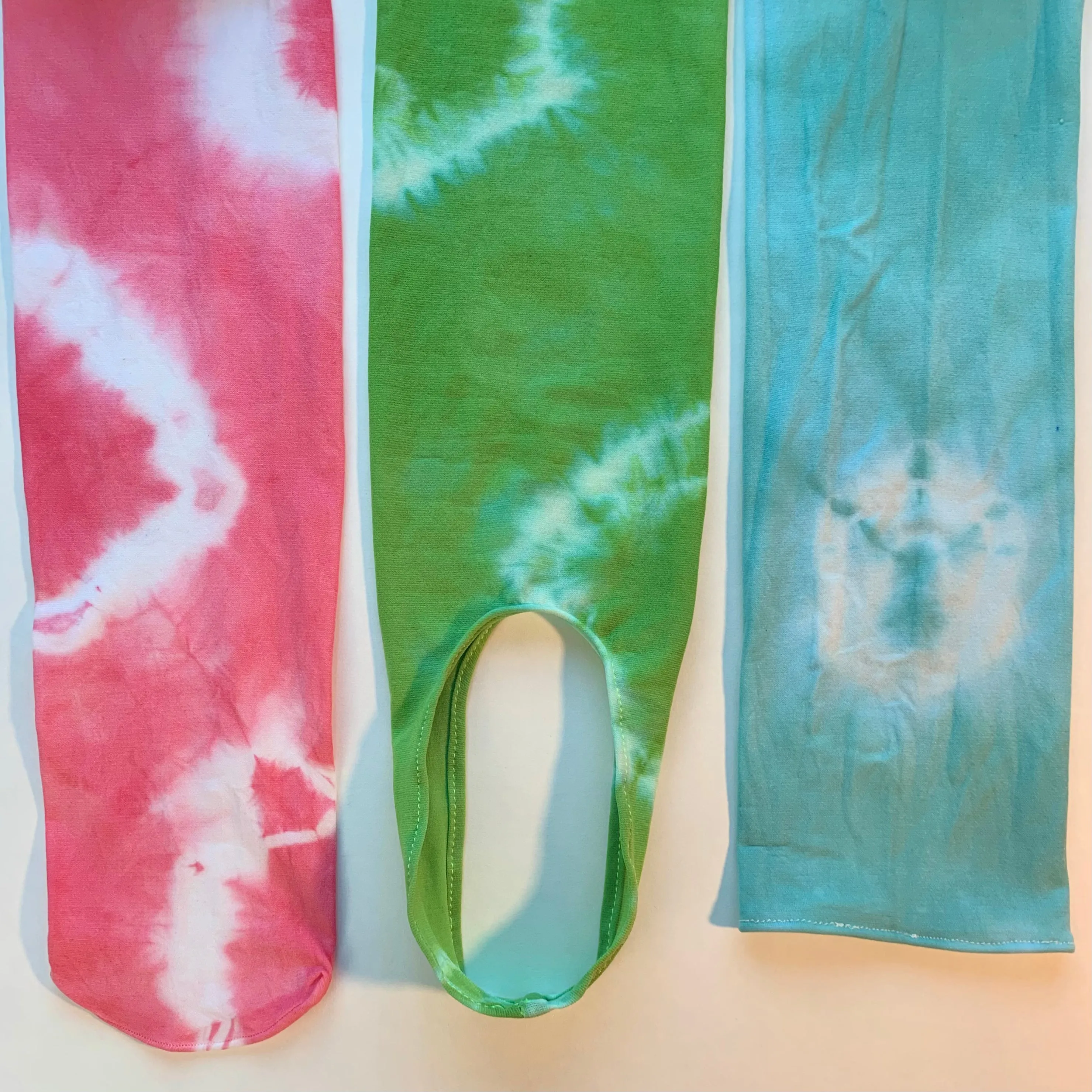 Results: Eco-friendly upcycled cinnamon tie dye leggings