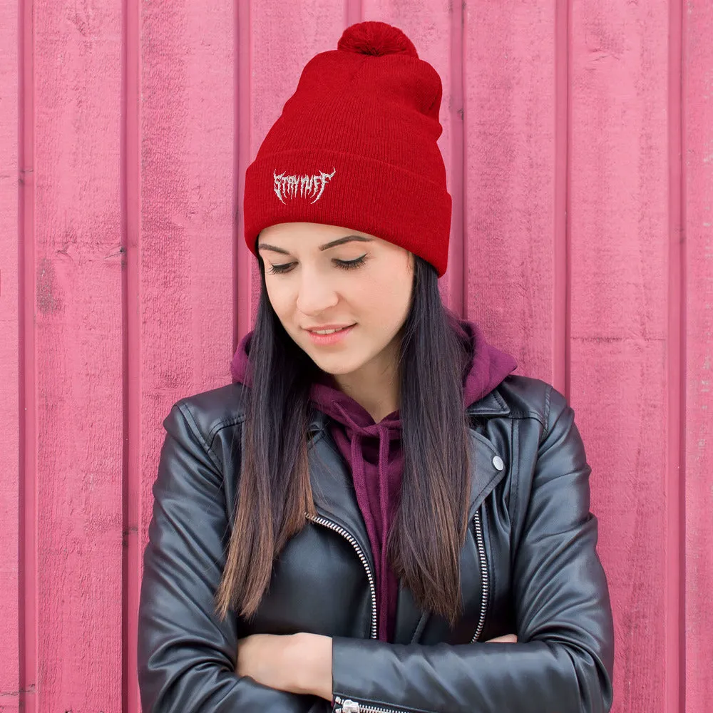 RISE (Pom-Pom Beanie)