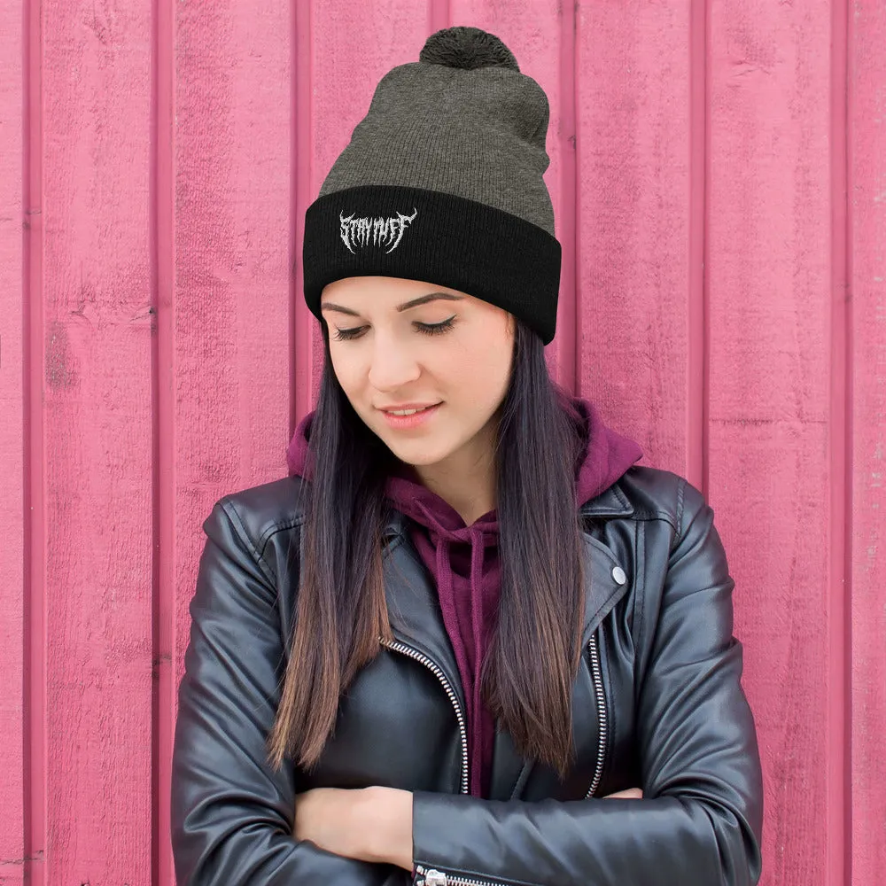 RISE (Pom-Pom Beanie)