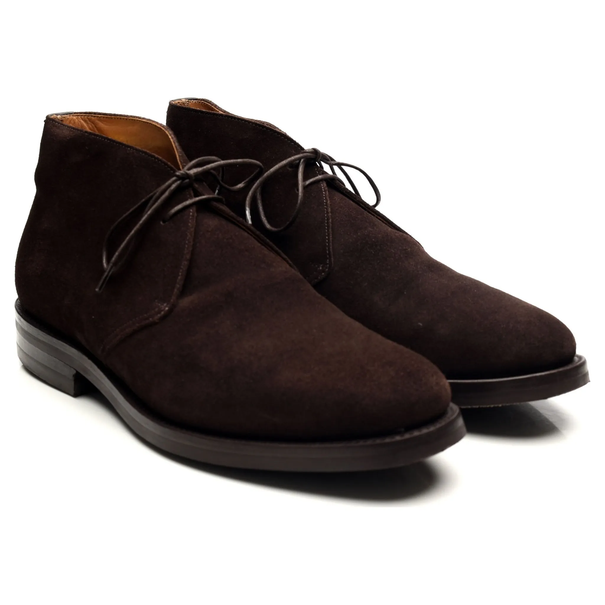 'Ryder 3' Dark Brown Suede Chukka Boots UK 9 F