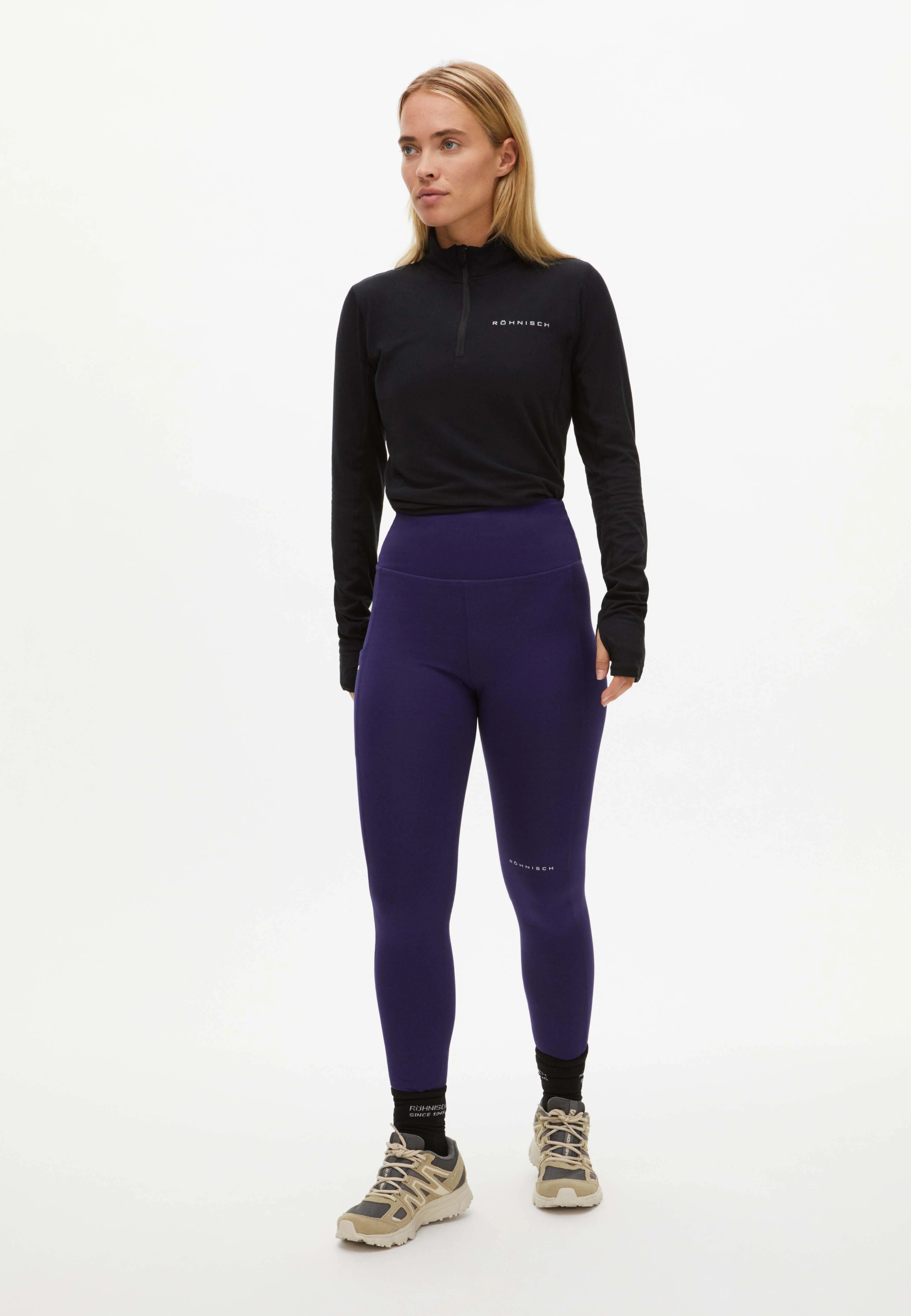 Röhnisch Women's Thermal Tights Blackcurrant | Buy Röhnisch Women's Thermal Tights Blackcurrant here | Outnorth