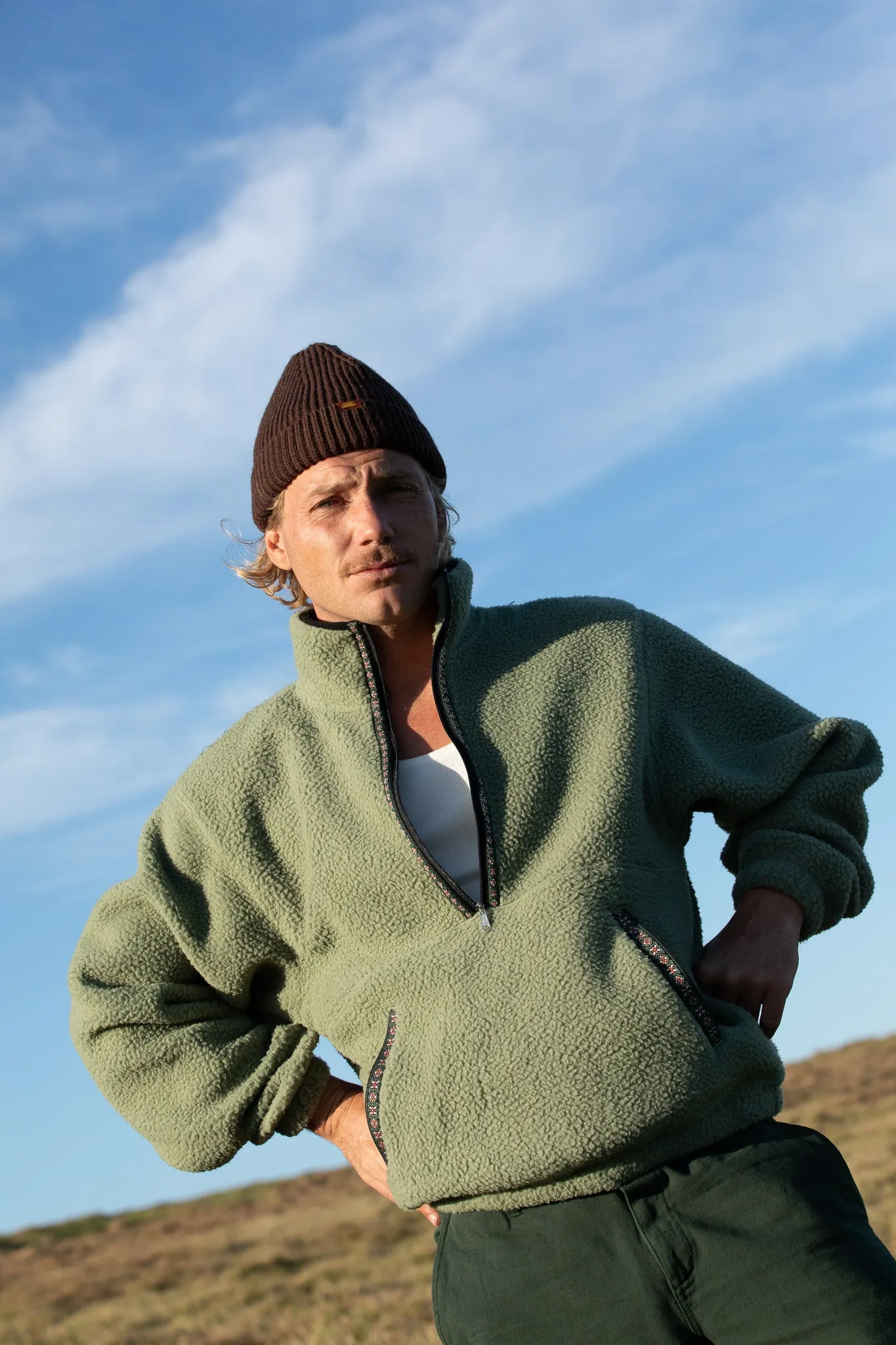 Sage Sherpa Pullover: Stylish and Cozy Option for Your Wardrobe