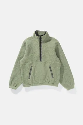 Sage Sherpa Pullover: Stylish and Cozy Option for Your Wardrobe