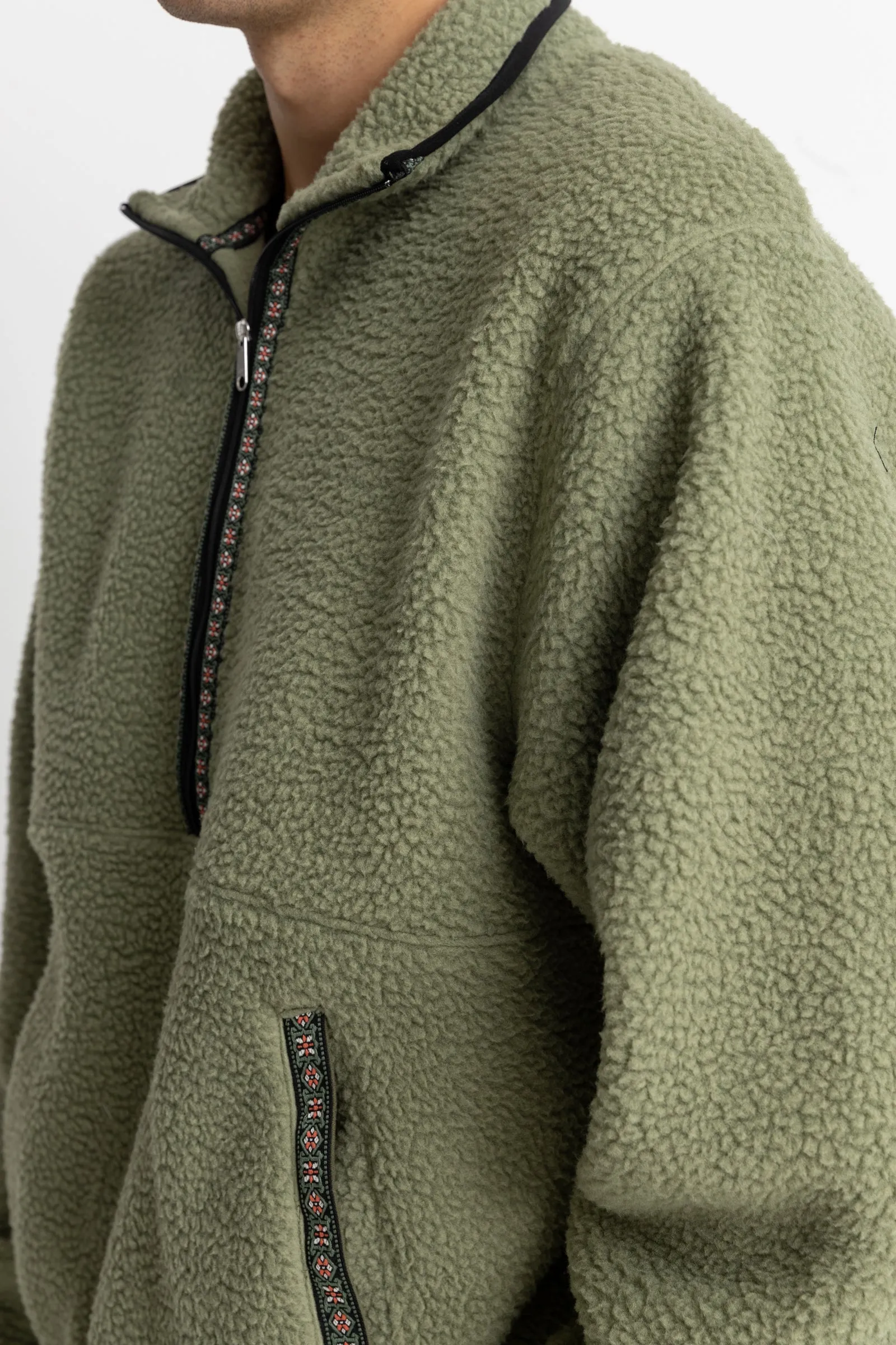 Sage Sherpa Pullover: Stylish and Cozy Option for Your Wardrobe