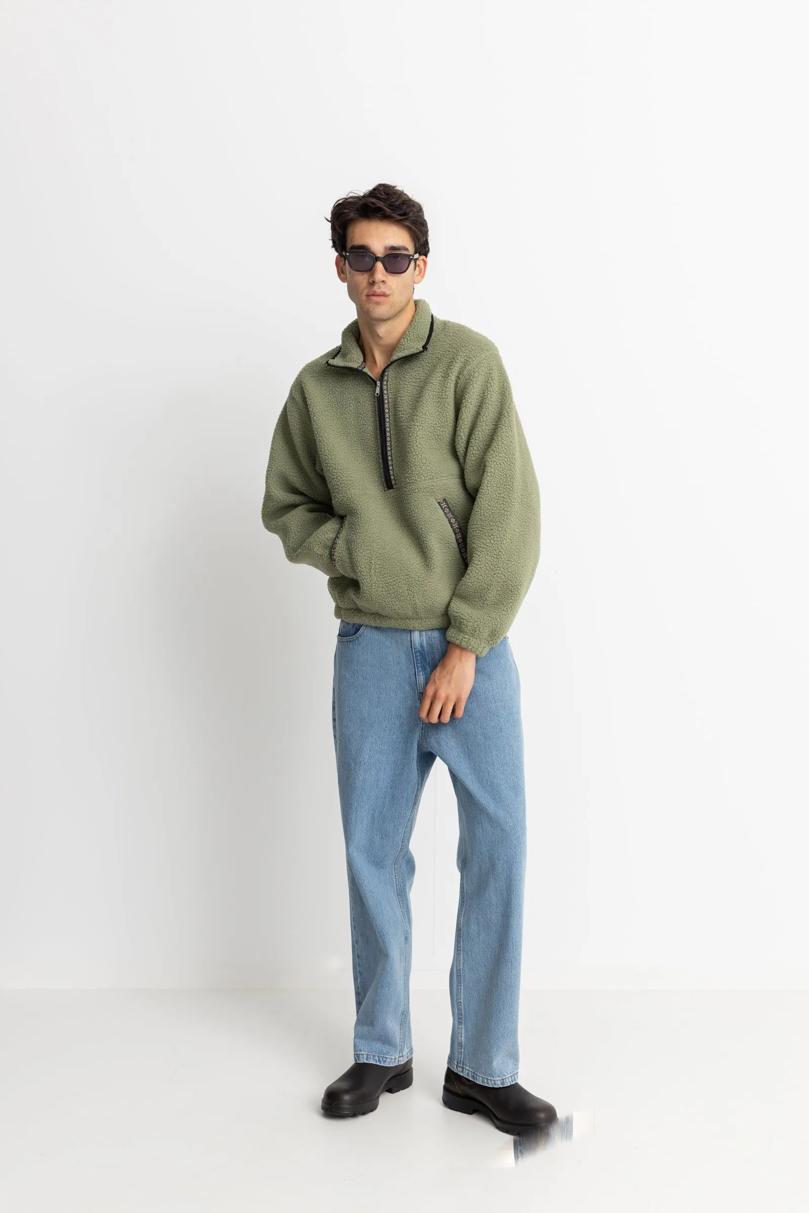 Sage Sherpa Pullover: Stylish and Cozy Option for Your Wardrobe