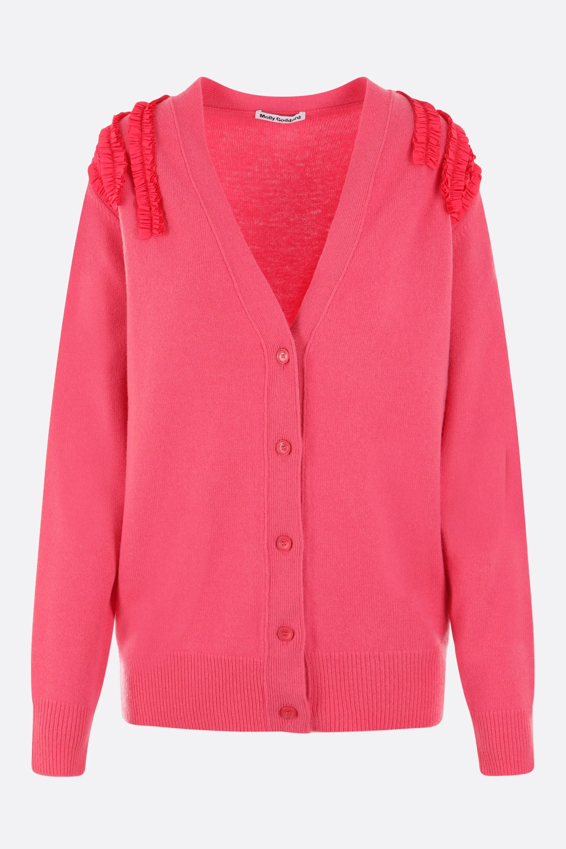 Sally cashmere wool cardigan ruched.