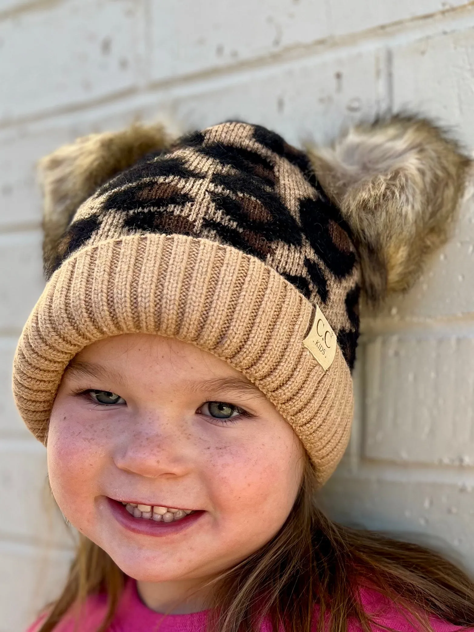 Sassy Double Pom-Pom Beanie - Kid's/Baby*